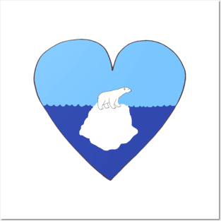 Polar Bear Love Posters and Art